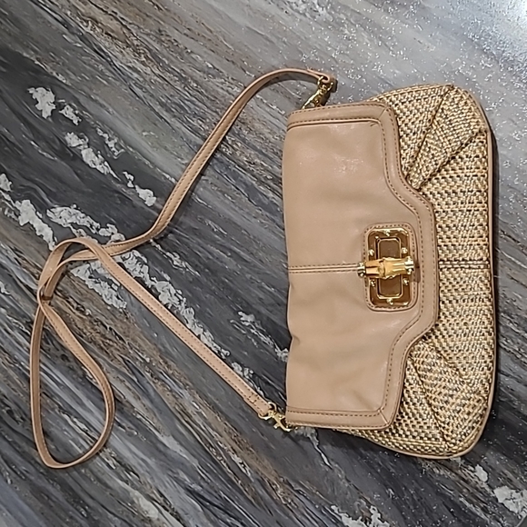 Aldo Handbags - Aldo Tan Woven Purse